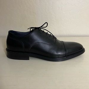 Ankari Floruss Black Leather Oxford Dress Shoes size 9.5
